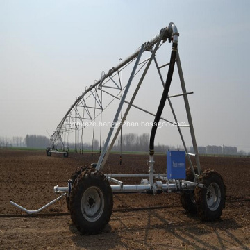 lateral pivot irrigation system